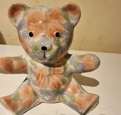 £28 • Buy Park Rose Pottery - Floral  Teddy Bear Figurine