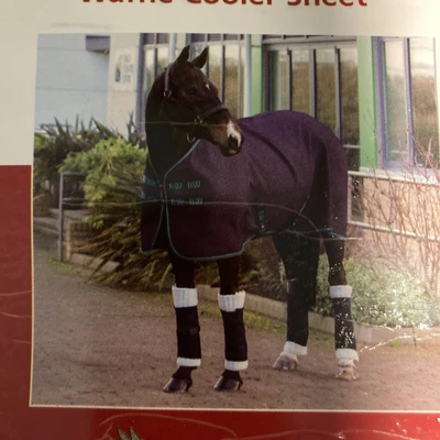 £32 • Buy Bridleway Waffle Cooler Sheet Navy 6’6 
