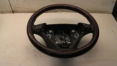 05 Volvo S80 Front Left  Wood Steering Wheel 8693661 Oem  • $65.47