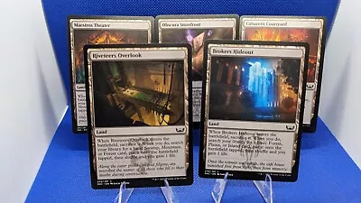 MTG Streets Of New Capenna Tri-Fetch Lands Set • $4.50