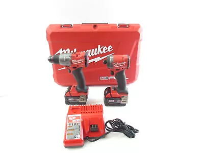 Milwaukee 3697-22 18V Li-Ion Brushless Hammer Drill/Impact Driver Combo Kit • $293.99
