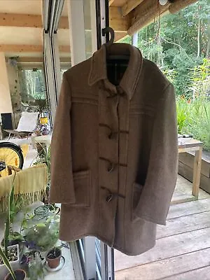 Vintage Duffle Coat Mens Wool Mix Overcoat 1960/70’s “Cliff Of Nottingham”40-42 • $48.49