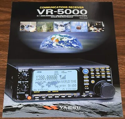 Brochure: Yaesu Vr-5000 Communications Receiver • $23