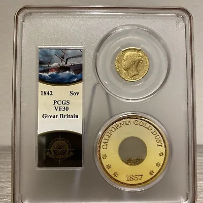 1842 Sovereign SS Shipwreck PCGS VF30 Great Britain • $2350