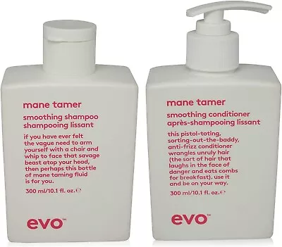 EVO Mane Tamer Smoothing Conditioner & Shampoo 10.14 Oz.  CANADA FAST FREE SHIP • $51.72