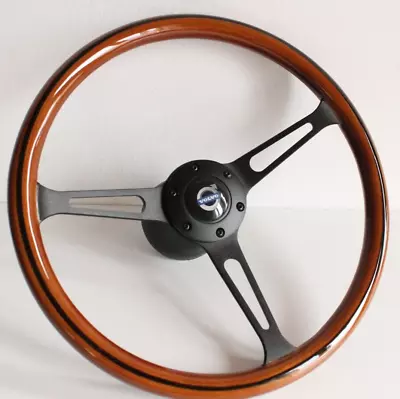 Steering Wheel Fits For VOLVO Wood Classic Black 380mm Wooden 780  Up To 1991 • $235.66