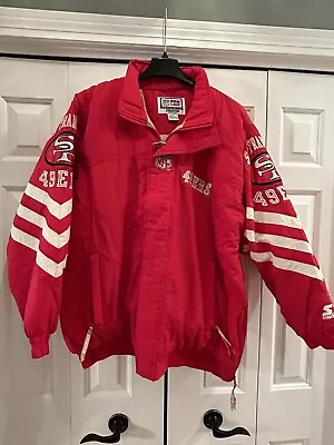 Vintage San Francisco 49ers NFL Starter Proline Authentic Jacket Size XL • $99