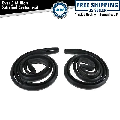 Front Door Seals Rubber Weatherstrip Pair Set For Pontiac Buick Chevy • $105.20