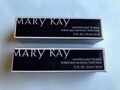 Lot Of 2 Mary Kay Nourishine PLUS Lip Gloss CREATE CHANGE NIB LOT/2 • $22.95