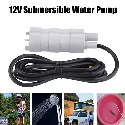 12V Water Pump Submersible Caravan Camper Motorhome High Flow  Pump Garden Pump • £9.49