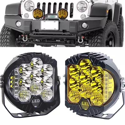 5 Inch 7 Inch LED Work Light Pods Spot Flood Combo Fog Lamp Offroad Driving Car • $29.99