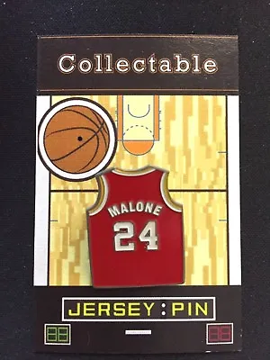 Houston Rockets Moses Malone Jersey Lapel Pin-Classic Throwback Collectable • $10.80