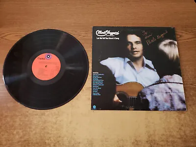 AUTOGRAPHED 1970s VG++ MERLE HAGGARD Let Me Tell You About A Song 882 LP33 • $65.99