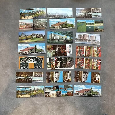 21 Large Hotel Miniature Golf Restaurant Postcards 9  By 4  • $5.99