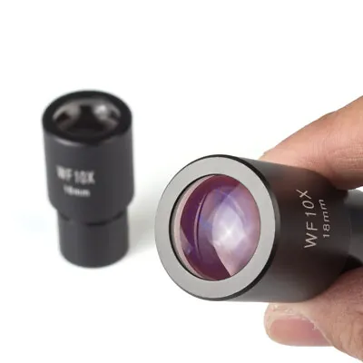 WF10X 25X Wide Angle Biological Microscope Parts Eyepiece Ocular Lens For Lab • £16.59