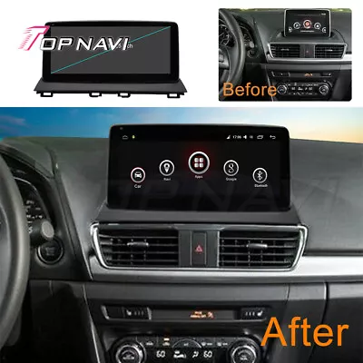 10.25Inch Androind 10.0 Car GPS Navi For Mazda 3 2014-2019 Stereo Radio 4G WIFI • $474.99