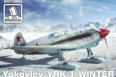 Brengun BRP72023 1:72 Yakovlev Yak-1 Winter Version On Ski's • £13.04