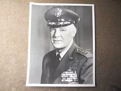 Vintage  USAF B/W Photo  Lieutenant General William E. Hall SIGNED • $17.99