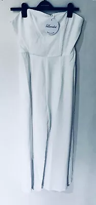 LUVALOT - White Strapless Jumpsuit Size 14 BNWT • $25