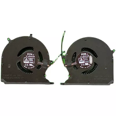 Cooling Fan CPU GPU Replacement Cooler Fan For Razer Blade 14 RZ09-0370 RZ090368 • $59.38