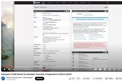 1U BareMetal Pfsense Opnsense Router Firewall DNS Server 6x 10GB Ethernet Ports • $149