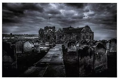 £3.29 • Buy Postcard, Gothic, Angry Sky Over St. Mary's Church, Whitby, North Yorkshire 6R