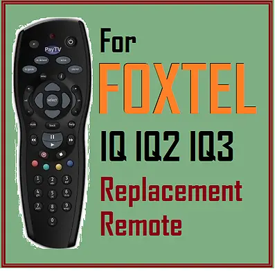 New Foxtel Remote Control / Compatible Foxtel IQ IQ2 IQ3 & AV Sender/ Receiver • $19.99