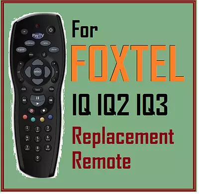 The Foxtel Remote Control - Compatible Foxtel  IQ2 IQ3 IQ4 & AV Sender/ Receiver • $19.99