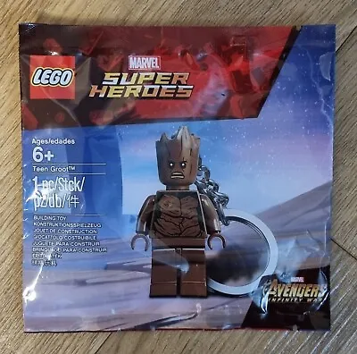 LEGO : Teen Groot Keychain (5005244) - Keyring - Marvel Avengers - New  • £5.95