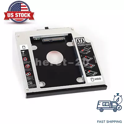 12.7mm 2nd HDD SSD Hard Drive Caddy Tray For Lenovo Thinkpad T420 T520 T530 • $8.29