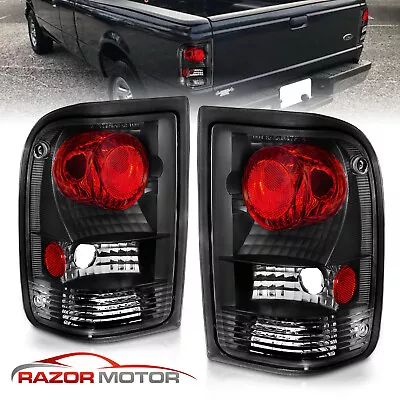 1993 1994 1995 1996 1997 Ford Ranger Factory Style Black Rear Tail Lights Pair • $52.93