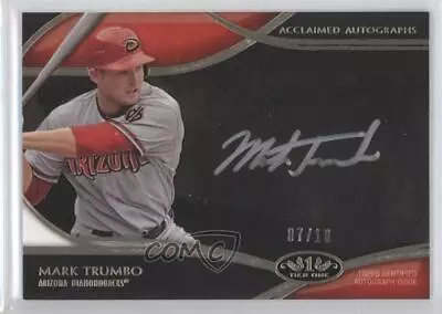 2014 Topps Tier One Acclaimed Auto Silver Ink /10 Mark Trumbo #AA-MTU Auto • $14.34