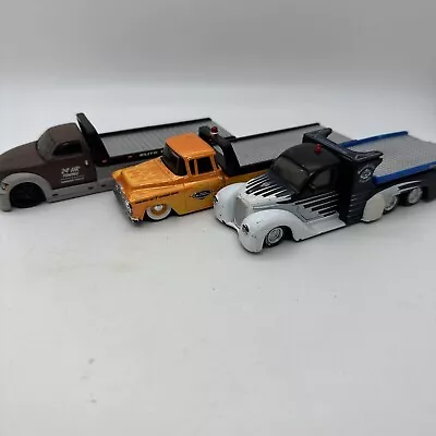 Lot Of 3 Trucks Maisto All Stars Elite Transport Tow Trucks 1:64 • $22.99