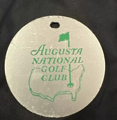 Augusta National Metal Bag Tag Masters Golf • $49.95