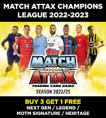 £1.25 • Buy Match Attax Champions League 2022/23 22-23 Next Gen / Legend / Motm / Heritage