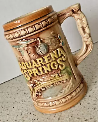 Vintage Aquarena Springs Amusement Park Souvenir Stein San Marcos Tx W/Price Tag • $24