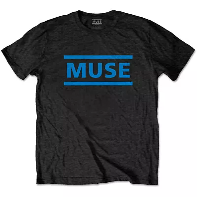 Muse - Dark Blue Logo - Black T-shirt • $23.99