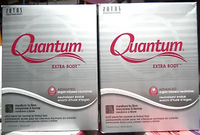 2x Quantum Zotos Professional Extra Body Acid Perm/ Normal Or Tinted Hair • $12.99