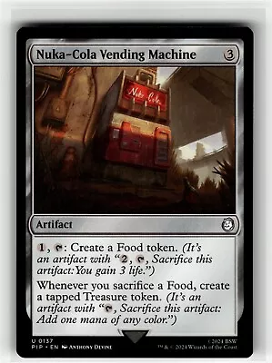 Nuka-Cola Vending Machine (137) Fallout Commander PIP (BASE) NM+ (MTG) • $22.97