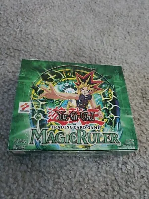 YU-GI-OH! Magic Ruler Unlimited  EMPTY BOOSTER BOX  No Cards English RARE 2002 • $50