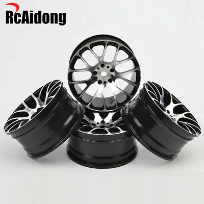 4PCS RC 1:10 Aluminum Wheels For 1:10 On-Road HSP Tamiya TT01 TT02 Drift Toy Car • $25.98