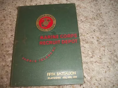 Marine Corps Recruit Depot Parr's Island Book-5th Battalion Platoons 426430433 • $39.99