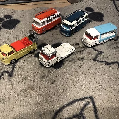 £20 • Buy Vintage Corgi X5 Job Lot Bundle Commer Vans And Volkswagen