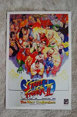 Street Fighter 2  Video Game Promotional Poster #1 1980s  • $4.50