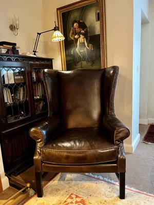 £755 • Buy Halo Lincoln Leather Armchair