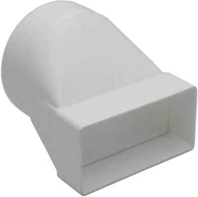 £11.41 • Buy Kair Ducting Adaptor 110mm X 54mm To 100mm - 4 Inch Rectangular To Round Channel