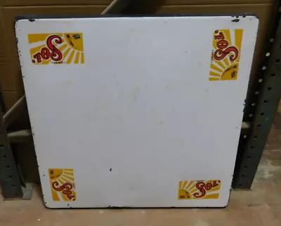 Sol Beer Metal Table Porcelain Top #3-Mexican-Restaurant Bar-30x30-Vintage • $159.97