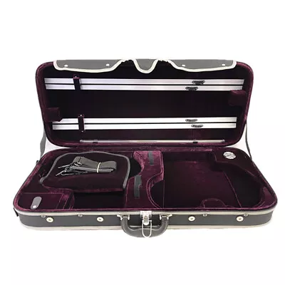 Limited - New Pro. Wooden Double Violin Case Fit 2x 4/4(BL-355mm) • $149.99