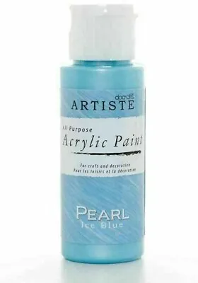 £4.19 • Buy DoCrafts Artiste 59ml Acrylic Paint Pots- Varnishes, Glitter And Pearlised