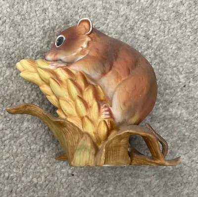 £5 • Buy Harvest Mouse Porcelain Figure On Corn Country Mouse Eating